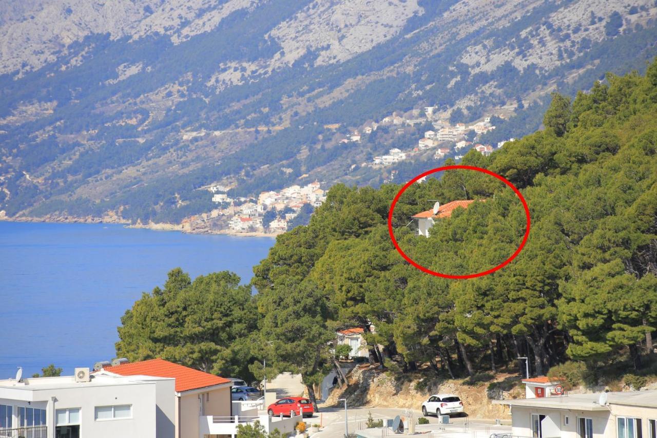 Rooms with a parking space Brela, Makarska - 17281 Exteriör bild